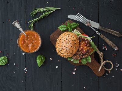 Crispy's burger