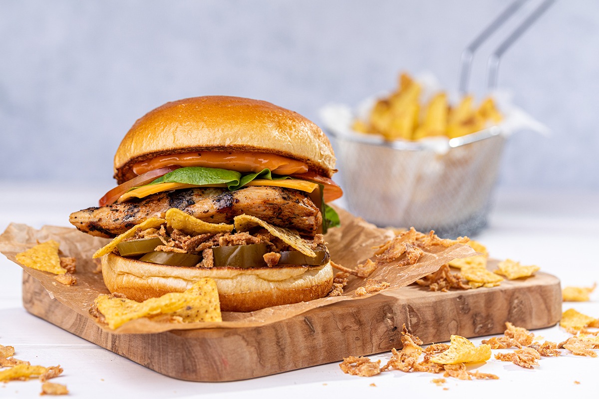 chicken burger