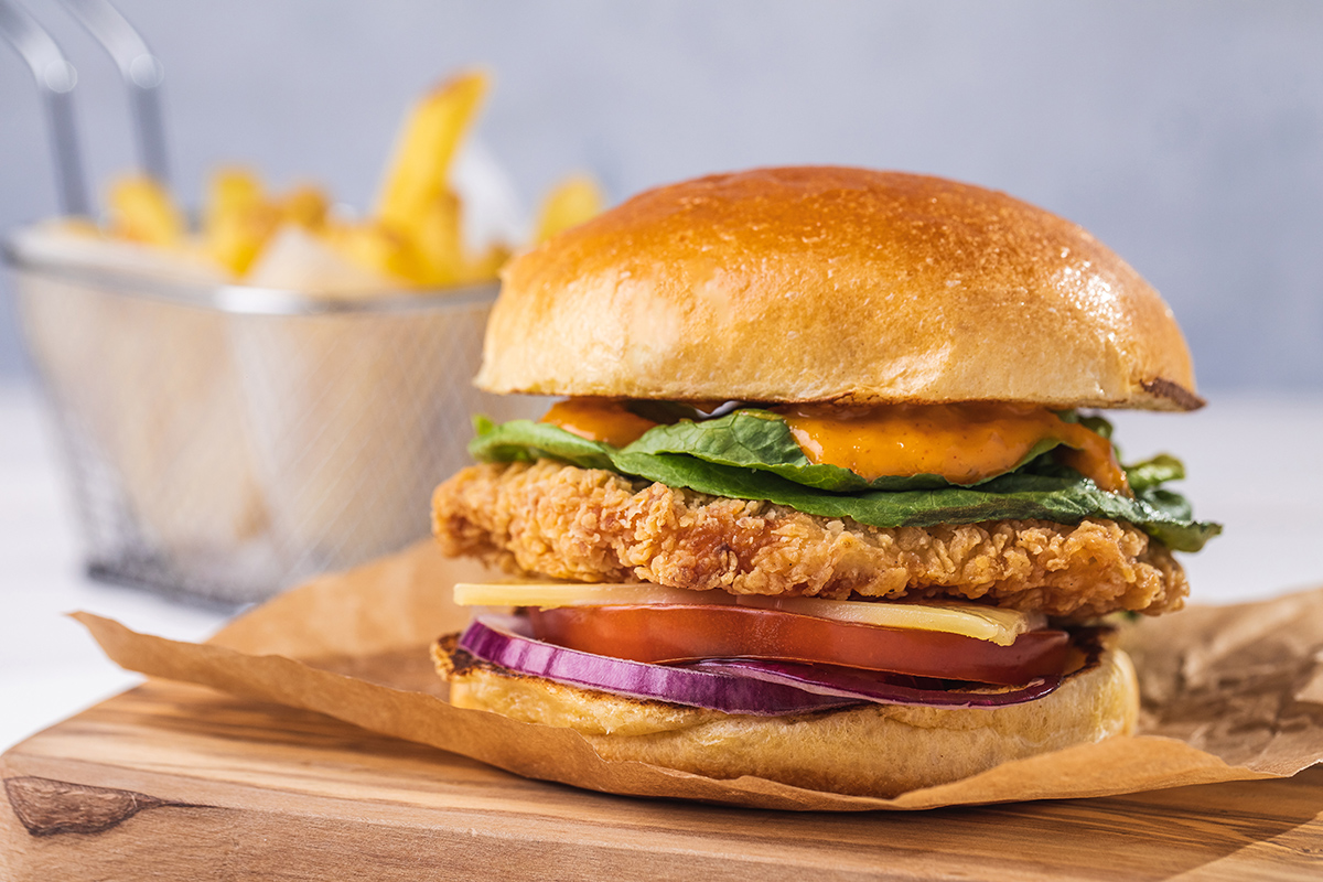 Crispy's chickenburger